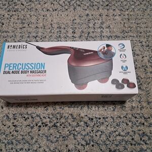 Homedics Percussion Massager with Heat - Black and Red